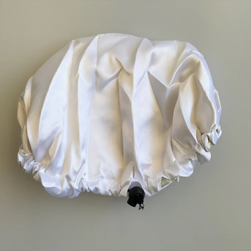 SATIN REVERSIBLE BONNET ADJUSTABLE NIGHT SLEEP CAP COSPLAY COSTUME